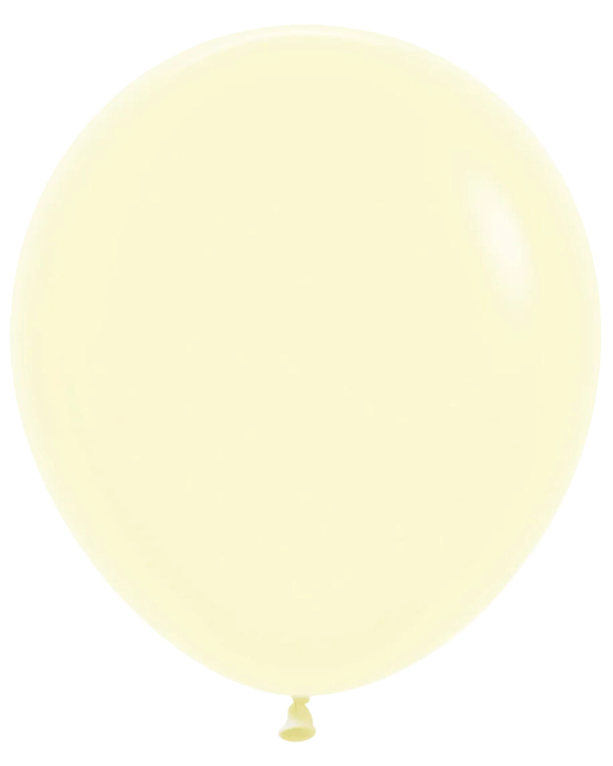 Sempertex 18"Latex Pastel Matte Yellow 25CT Balloons