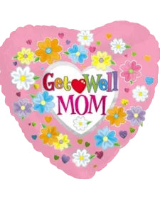 Get Well Mom Foil Balloon