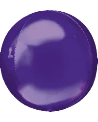 16"Purple Orbz Foil Balloon
