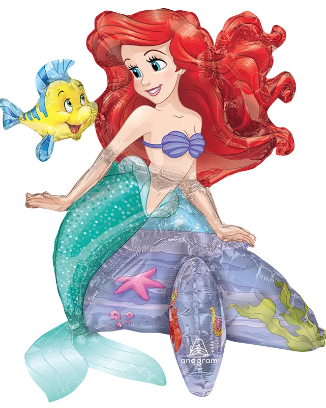 AirFill Only Ariel The Little Mermaid Foil Balloon