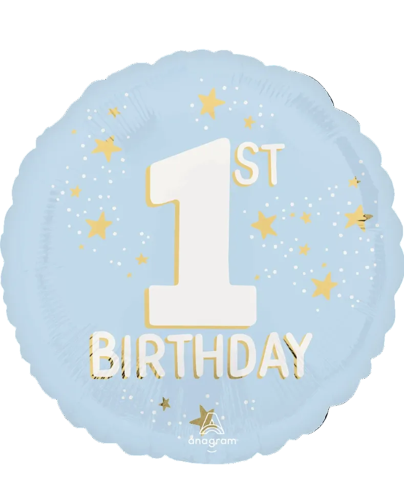 Little Mister One-derful 1st Birthday Foil Balloon