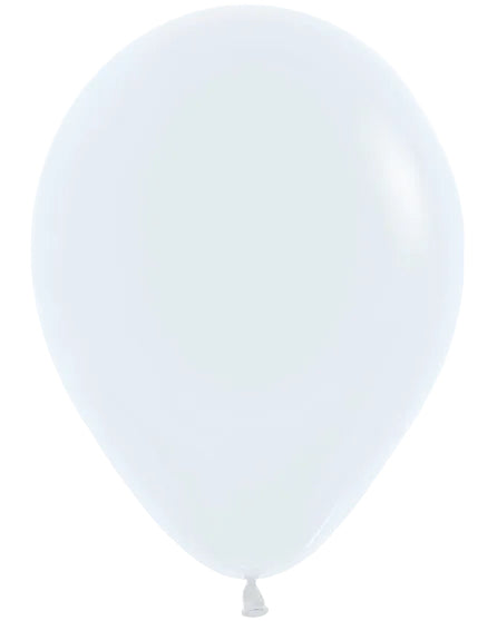 Sempertex 18"Latex Fashion White 25CT Balloons