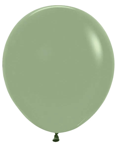Sempertex 18"Latex Deluxe Eucalyptus 25CT Balloons