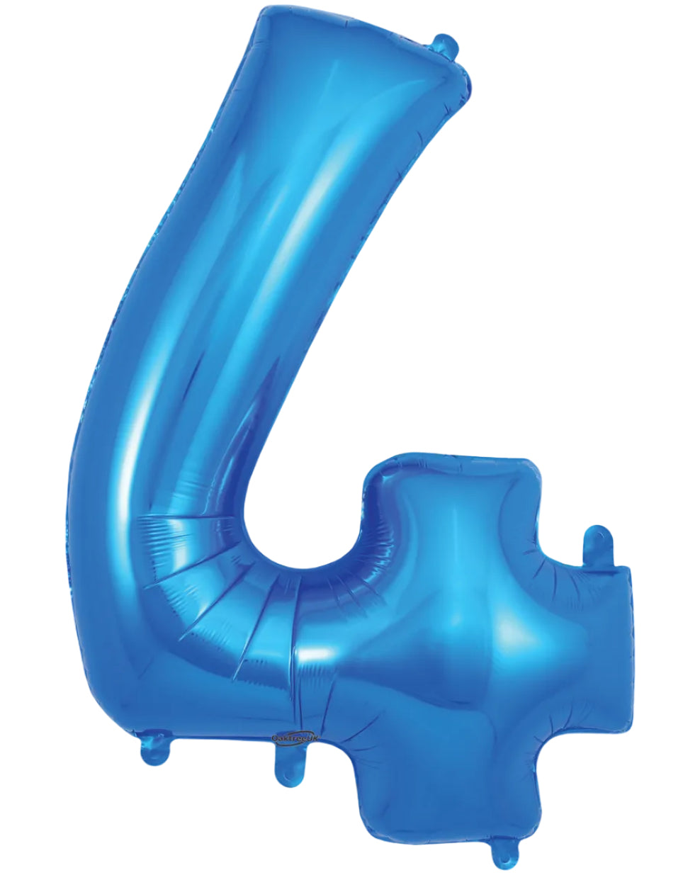 34"Blue Number 4 Foil Balloon