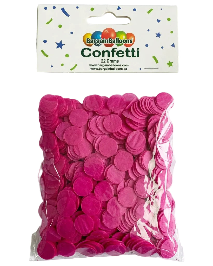 Fuchsia Balloon Confetti Dots