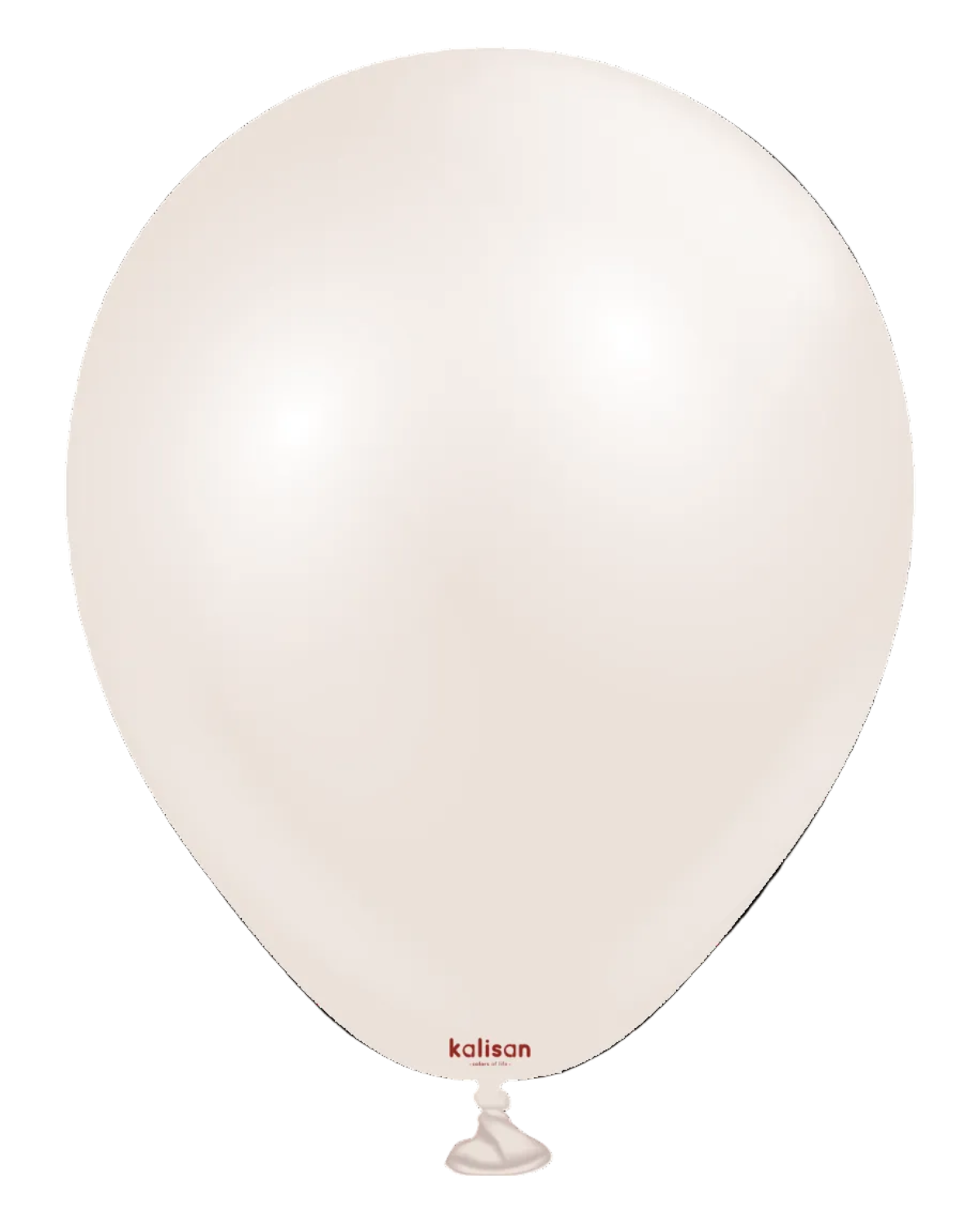 White balloon with 'Kalisan' branding on a white background