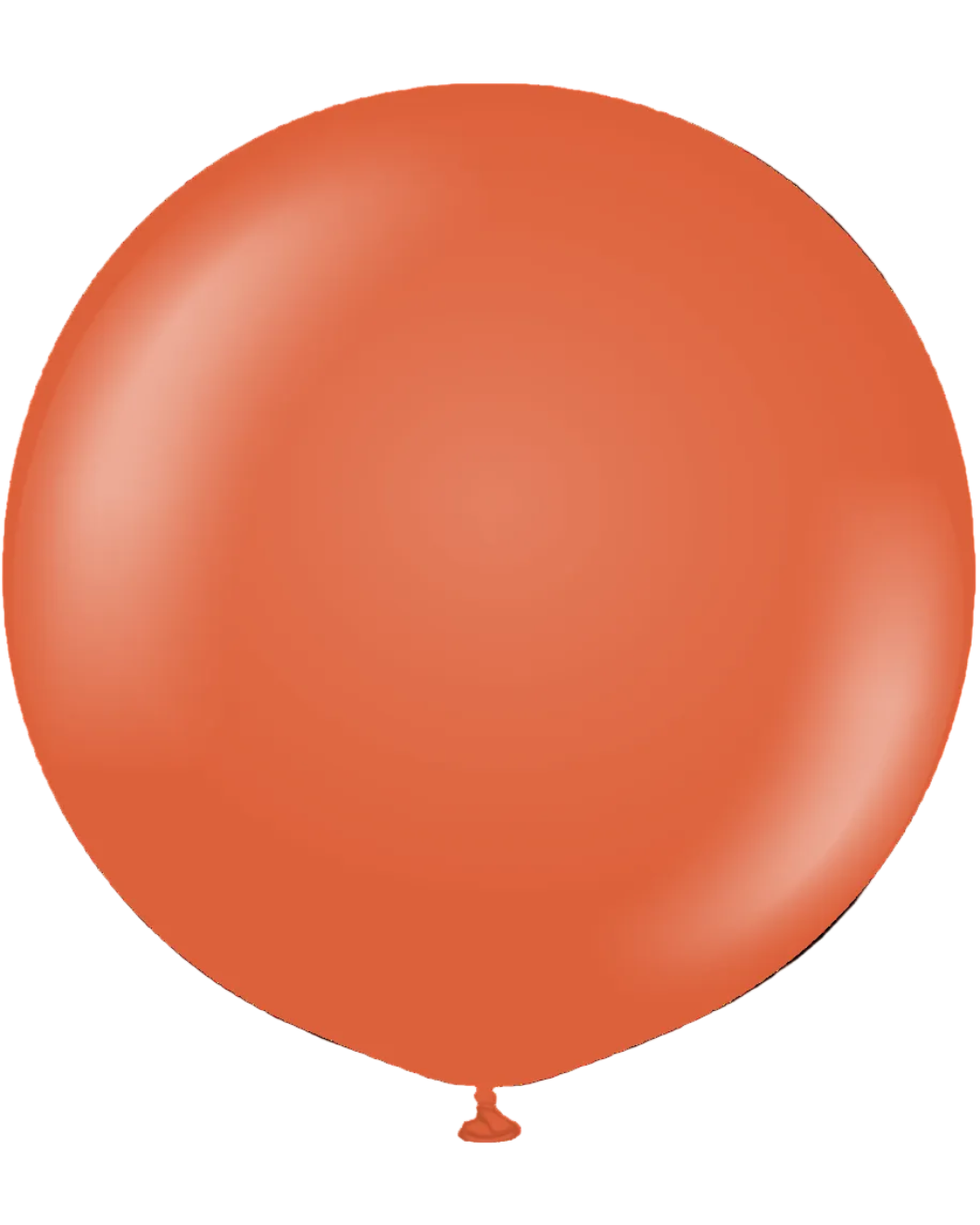 Kalisan 36"Latex Retro Rust Orange 2CT Balloons