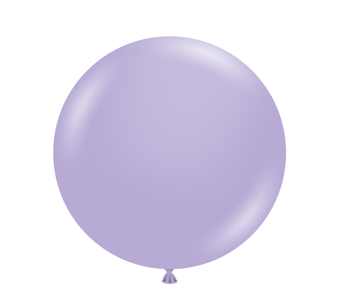 Lavender balloon on a white background