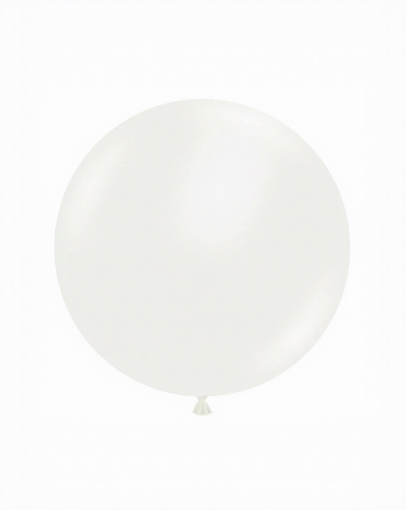 White balloon on a white background