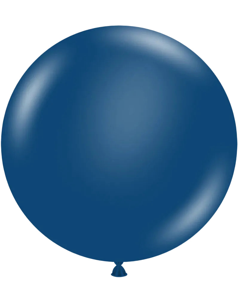 Large metallic silver balloon on a white background