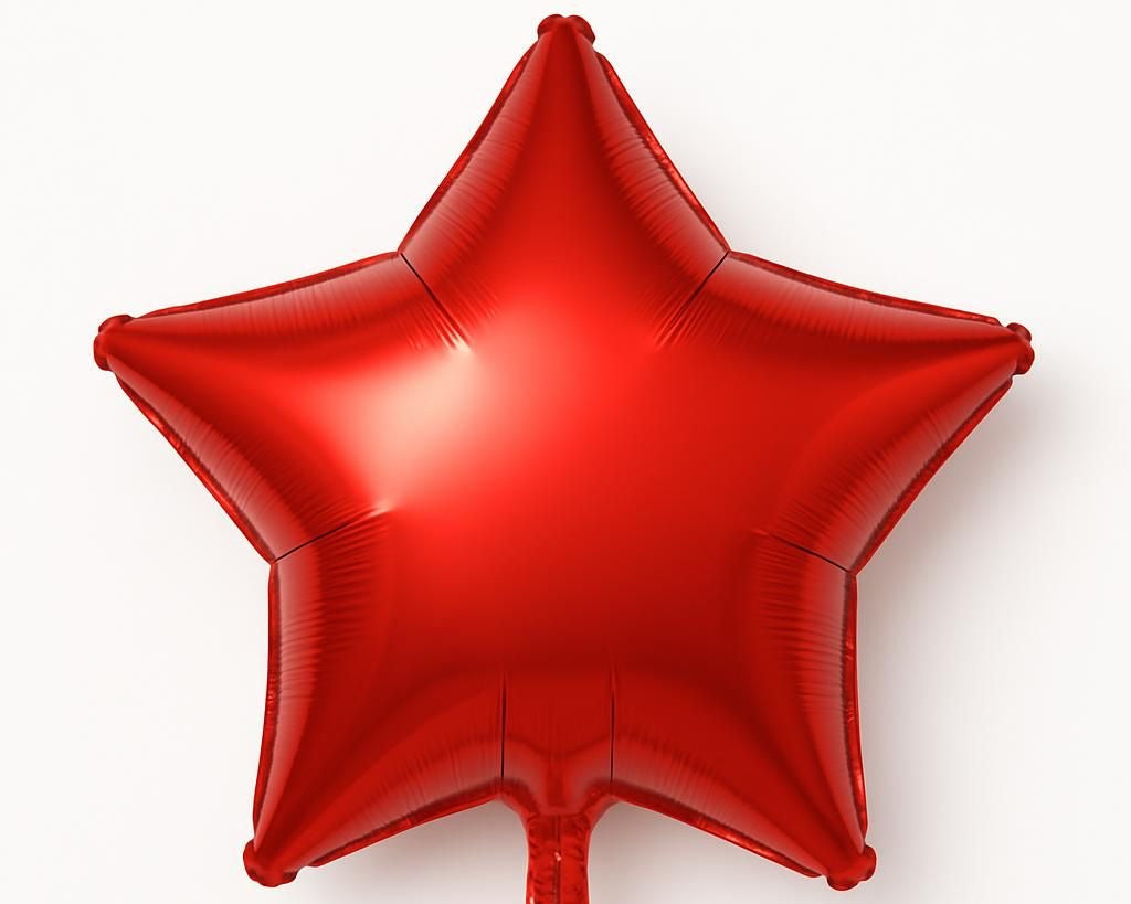 Red Foil Star
