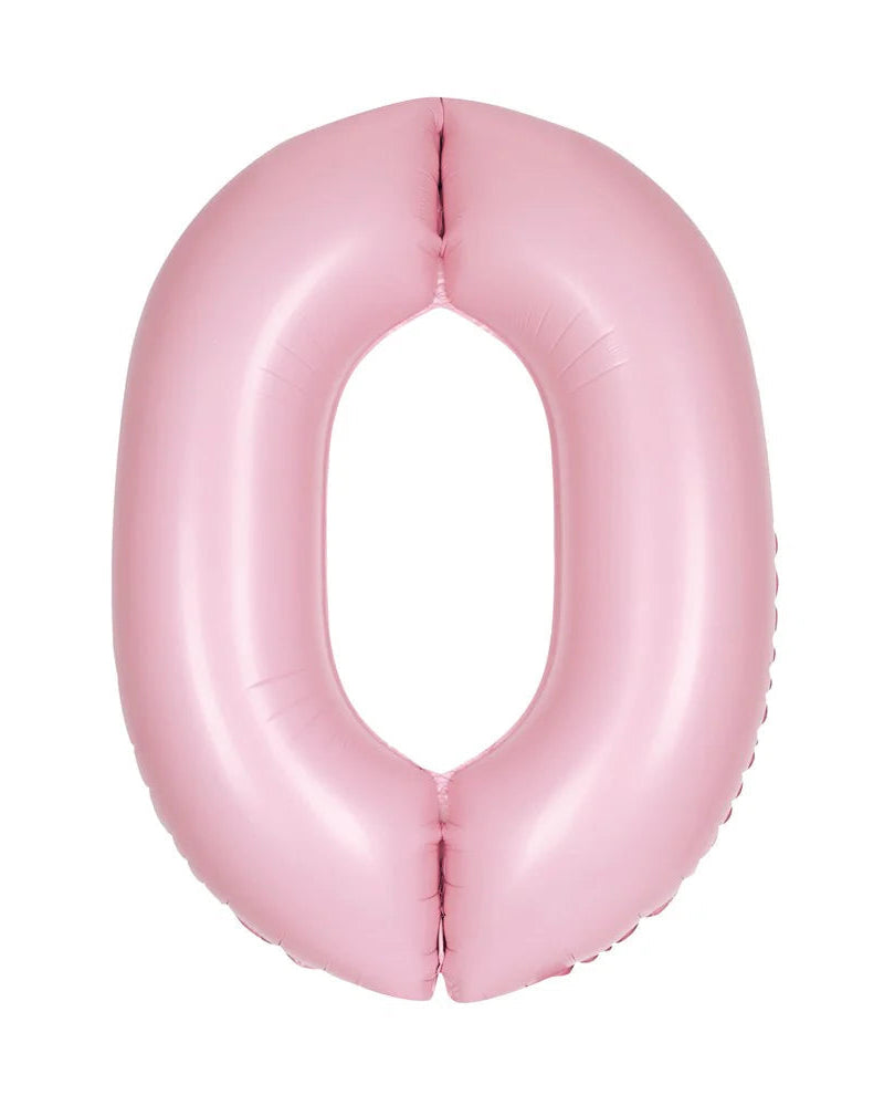 Pastel Pink Number 0
Foil Balloon