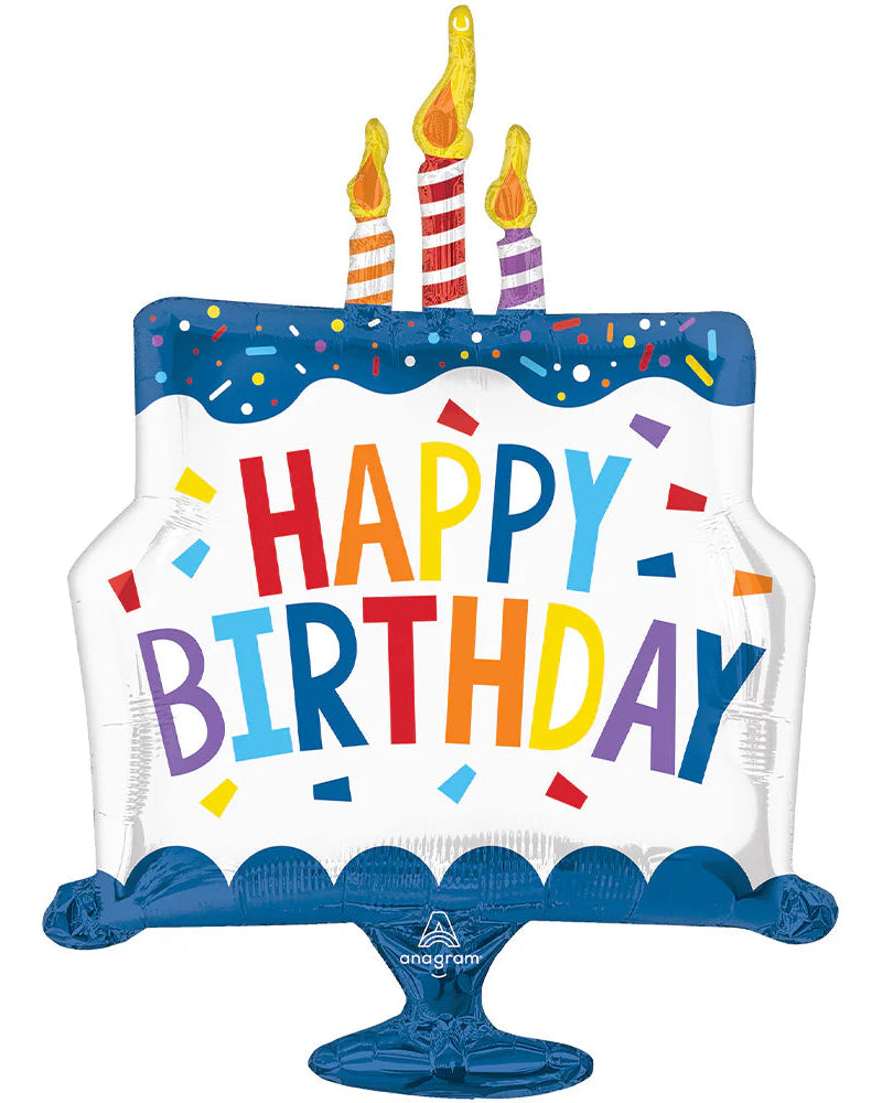 Happy Birthday Cake Balloon
