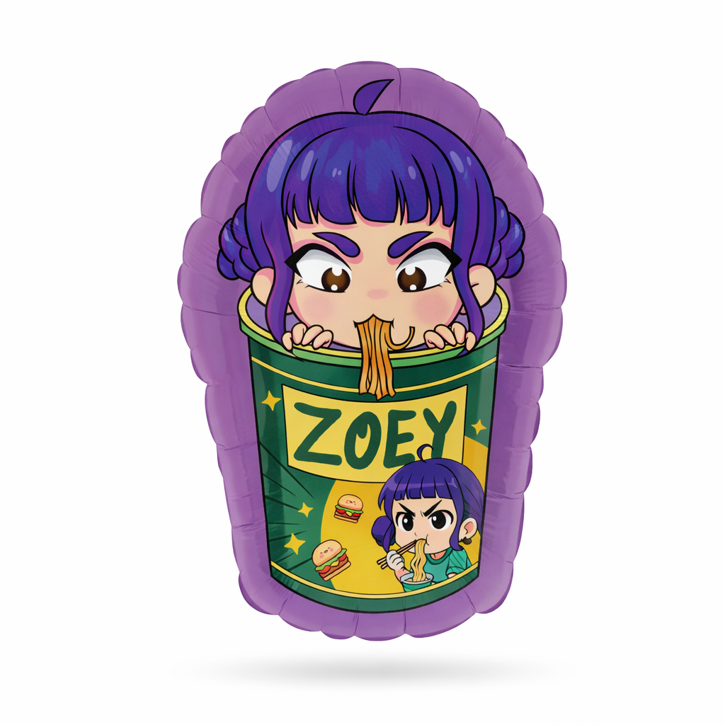 Kpop Demon Hunters Huntrix Zoey Foil Balloon