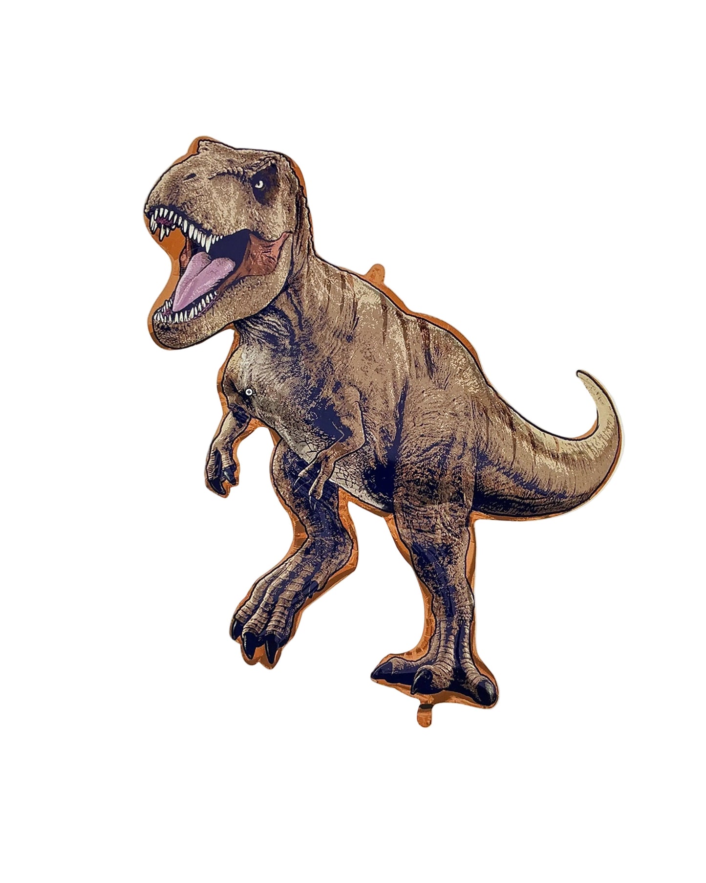 Dinosaur illustration on a digital device screen