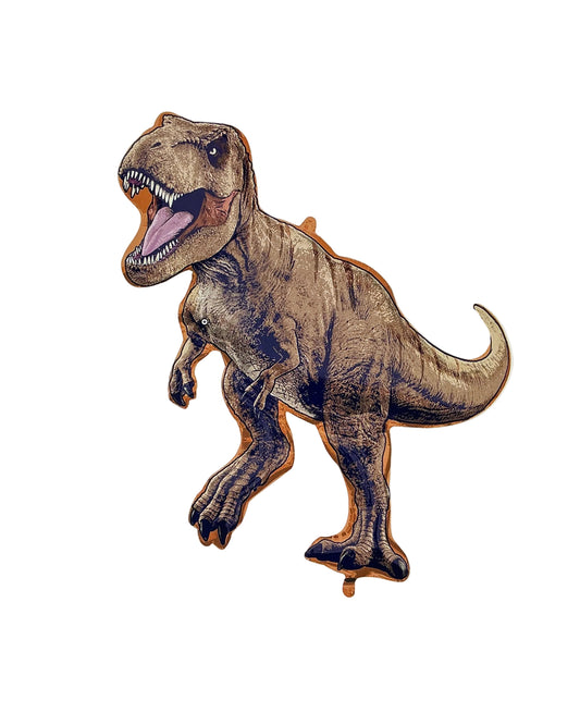 Dinosaur illustration on a digital device screen
