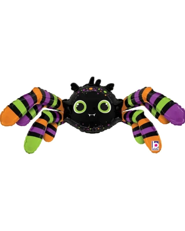 29" Air-Fill Metallic Dimensional Spider Foil Balloon