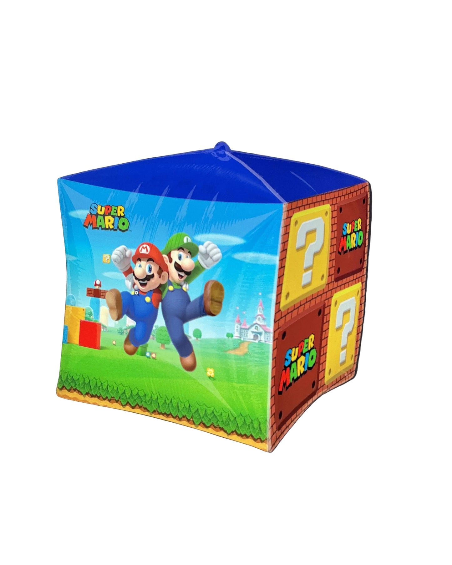 Colorful children's book with cartoon characters displayed on a tablet screen.