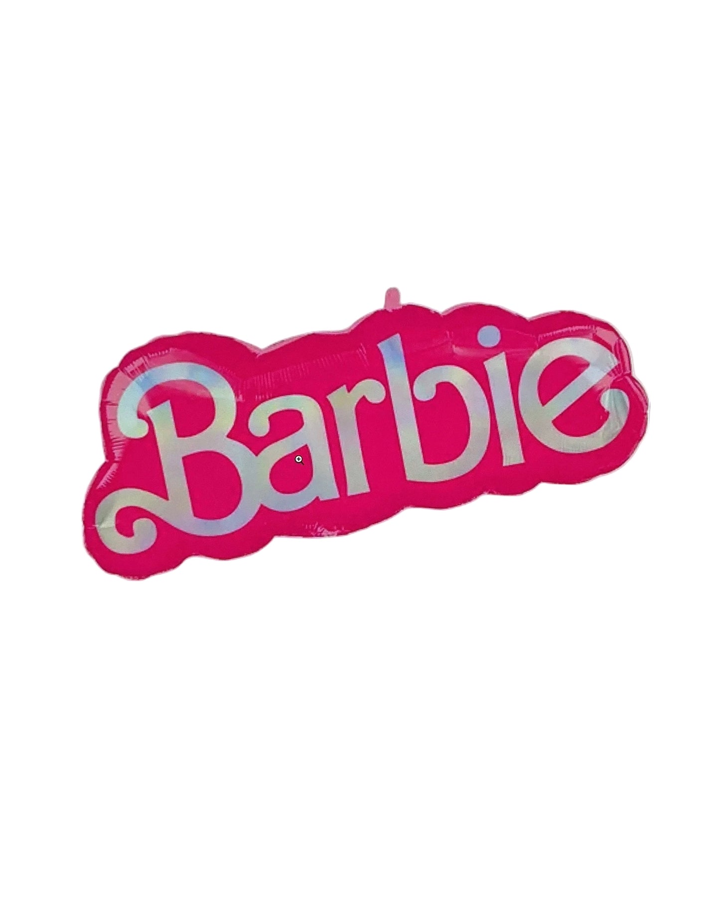 Barbie logo on a digital screen