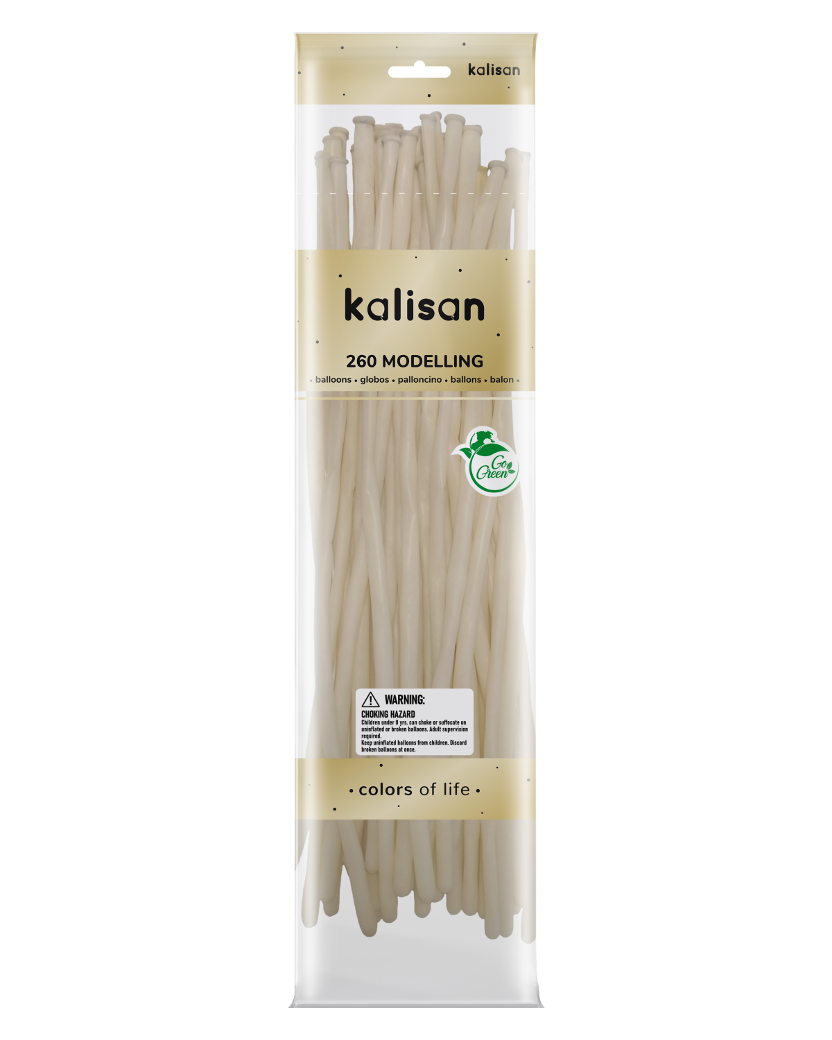 Packaged modeling sticks with 'kalisan' branding on a white background