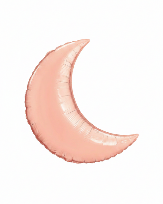 Rose Gold MOON Foil Balloon