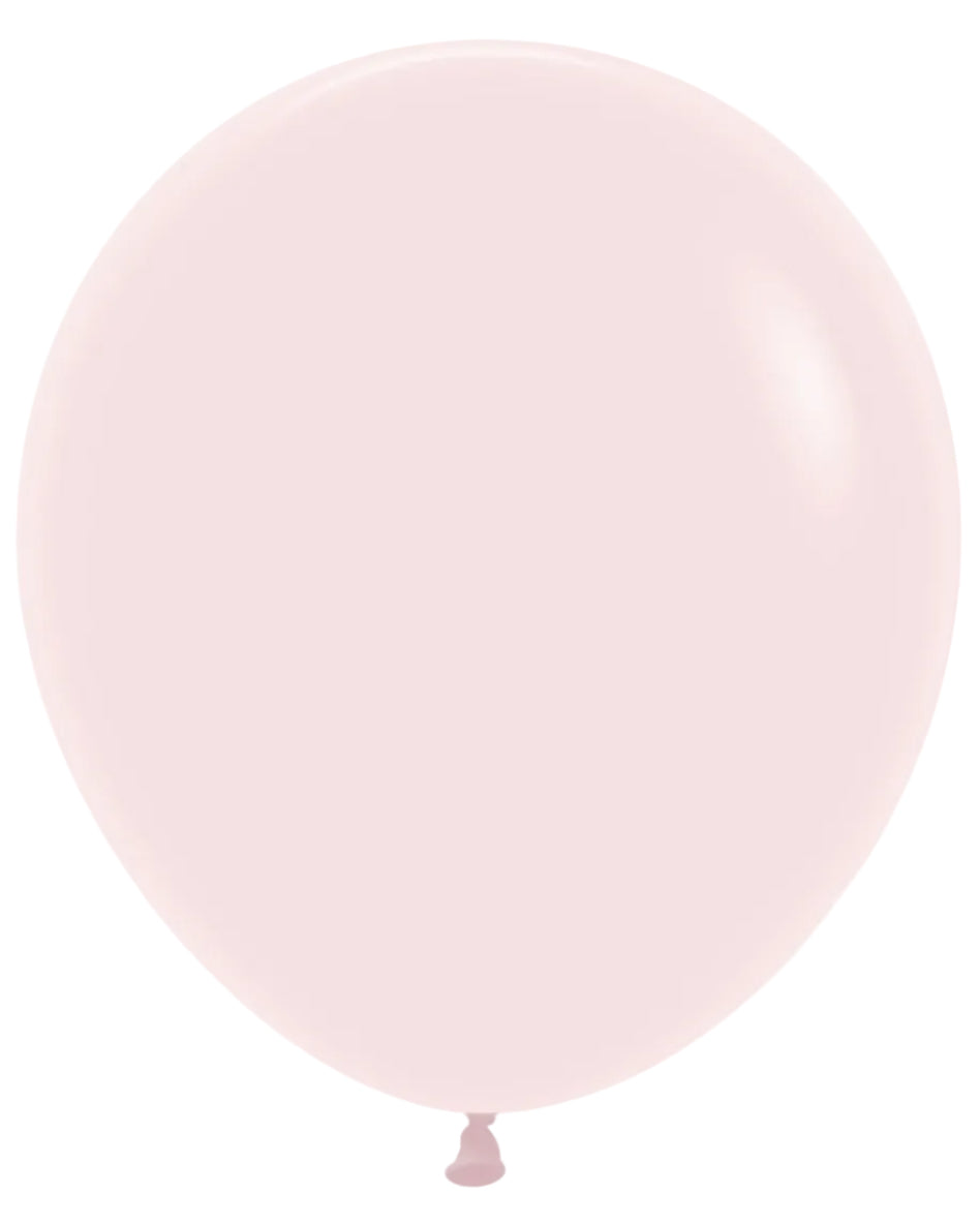 Sempertex 18"Latex Pastel Matte Pink 25CT Balloons
