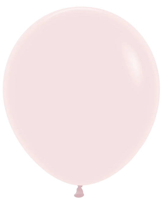 Sempertex 18"Latex Pastel Matte Pink 25CT Balloons