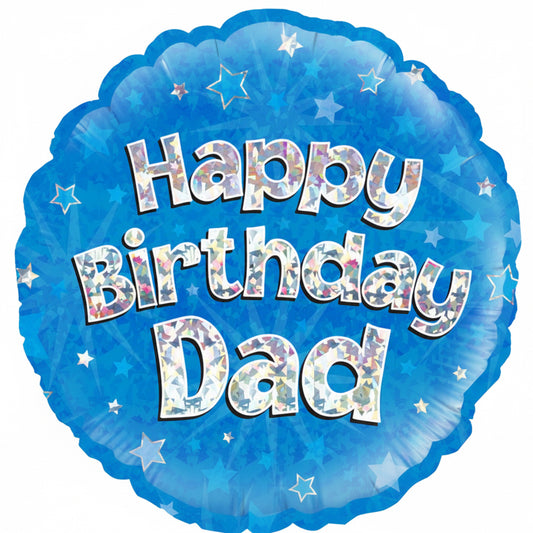 Happy Birthday Dad Foil Balloon