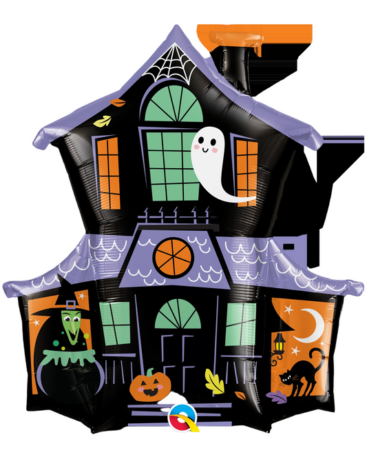 Halloween Haunted House Foil Balloon