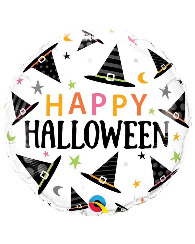 Halloween Witches Hats Foil Balloon