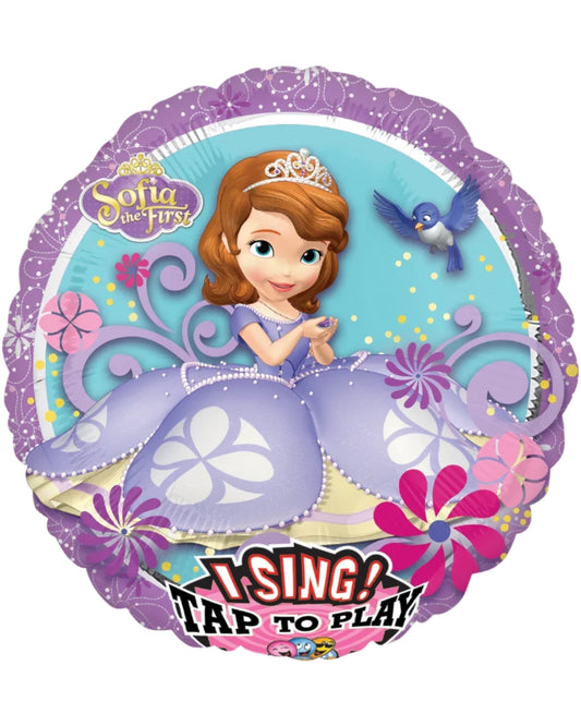 28" Singing Balloon Sofia The First