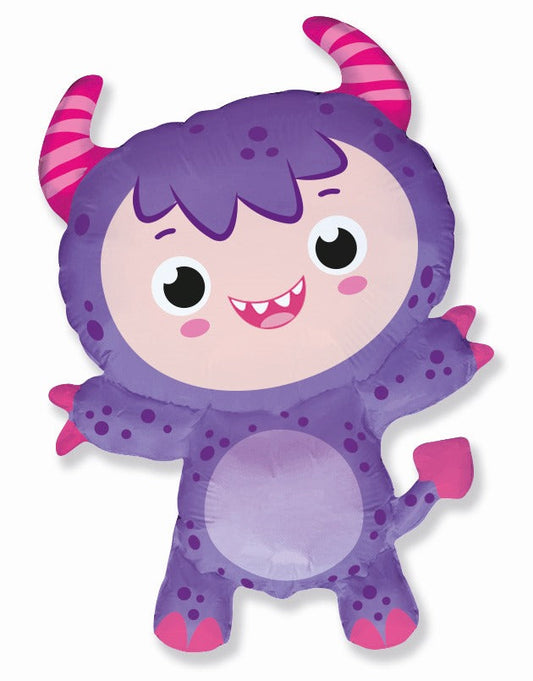 Baby Monster Lilac Mini Foil Balloon