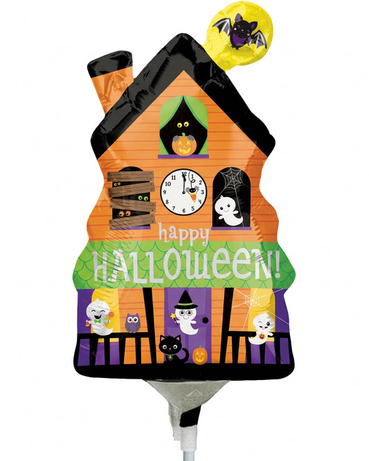 13"Airfill Only Haunted House Halloween Balloon
