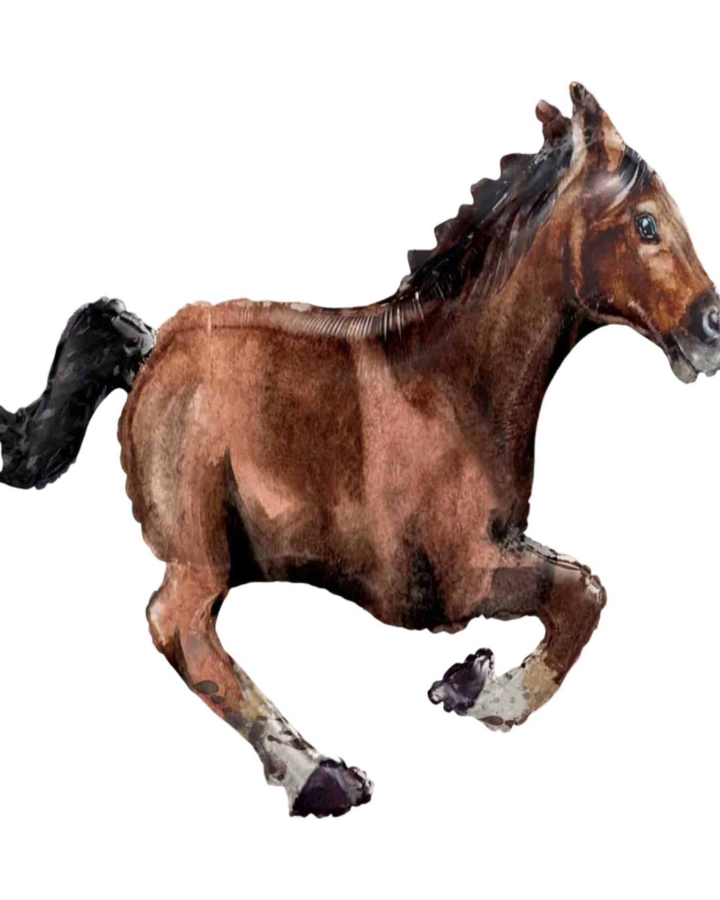Horse-shaped balloon with 'Anagram' logo on a white background