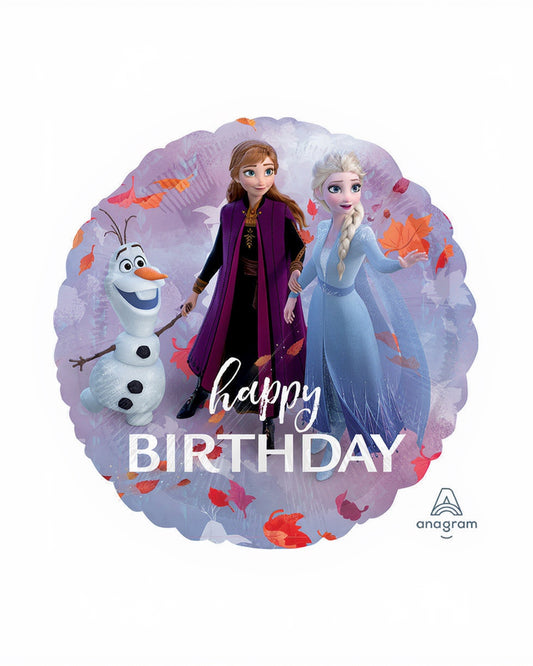18"Frozen 2 Happy Birthday Foil Balloon
