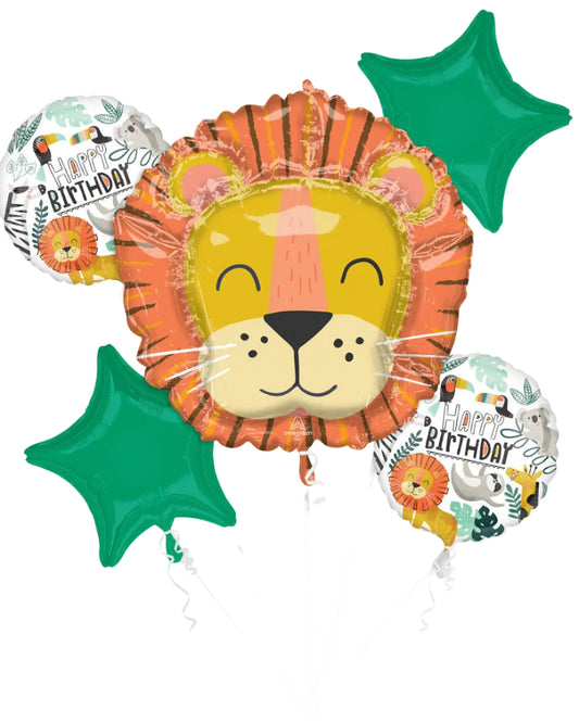 Get Wild Birthday Foil Balloon Bouquet