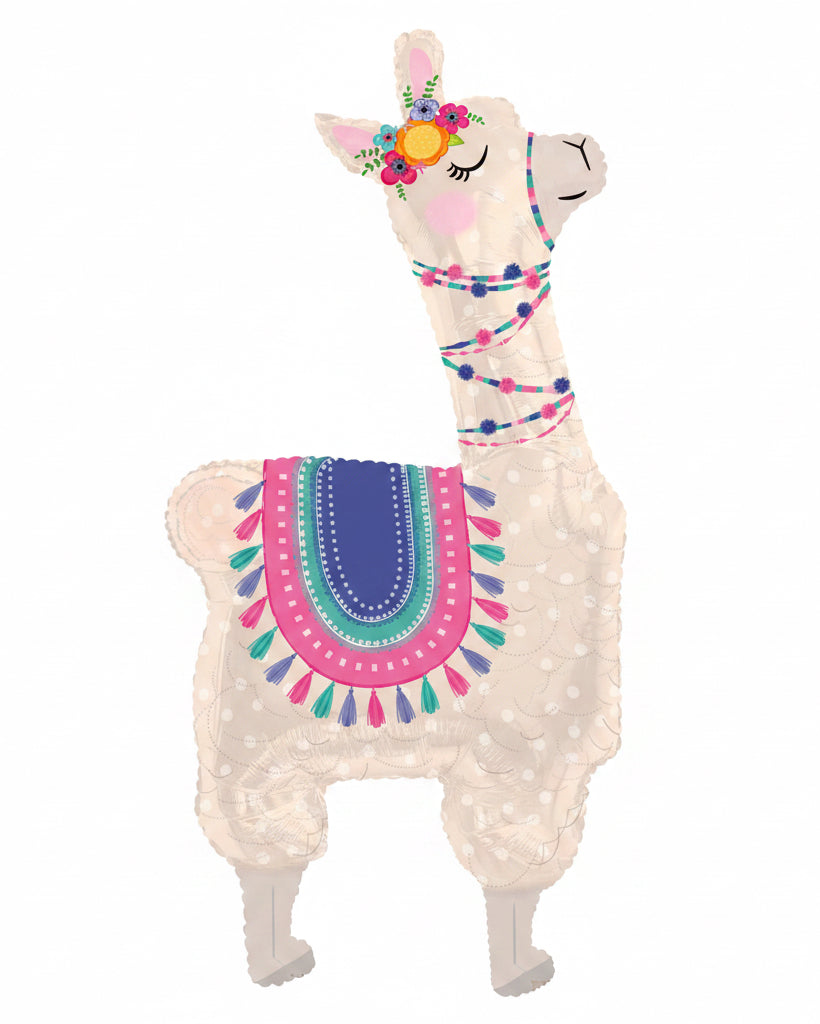 Llama Shape Foil Balloon