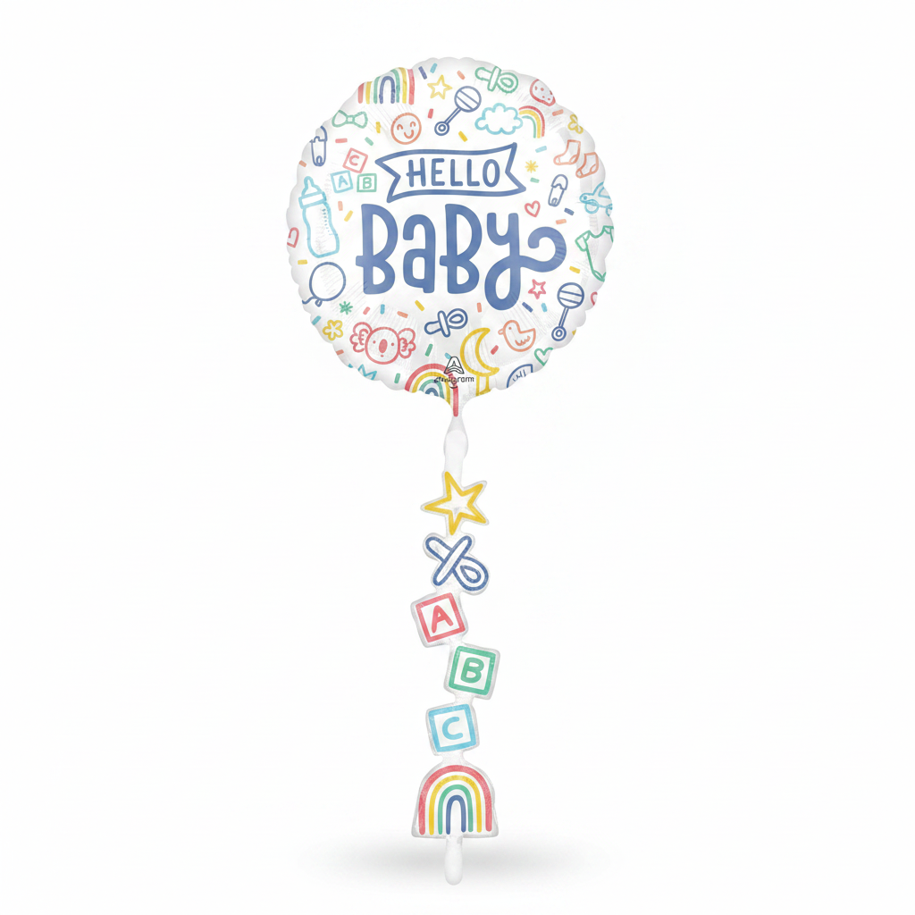 AirWalker Hello Baby Foil Balloon