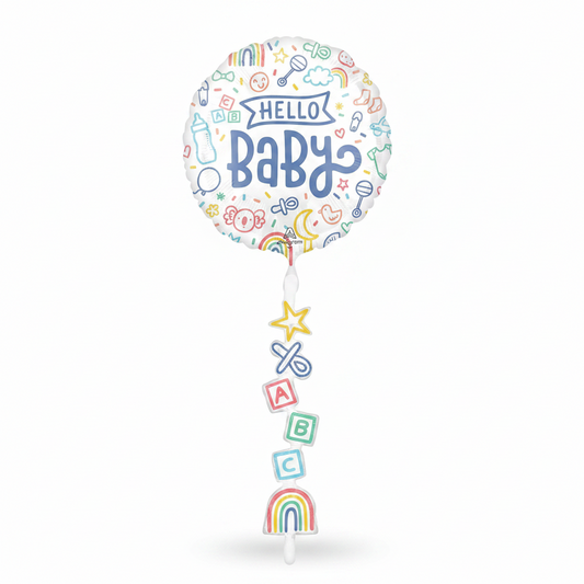 AirWalker Hello Baby Foil Balloon