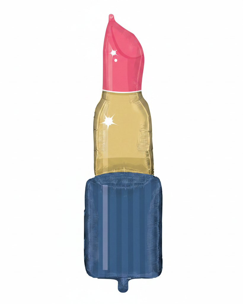 Jumbo Spa Party Lipstick Tube Foil Balloon