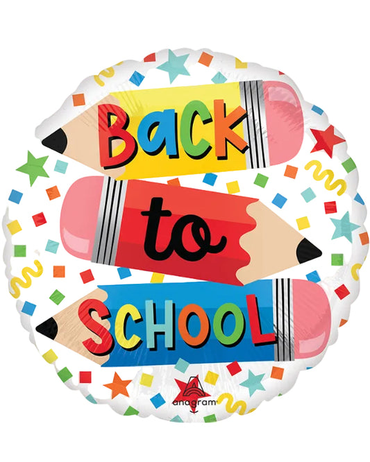 Write On  Back To School Foil Balloon