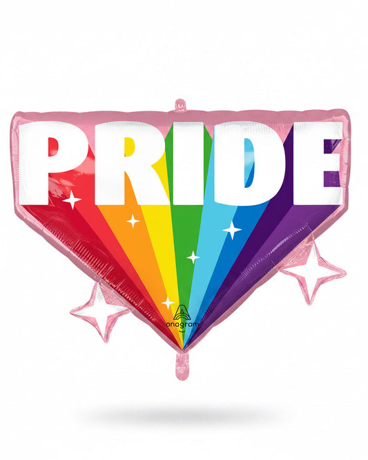 Burst Of Pride Rainbow Foil Balloon