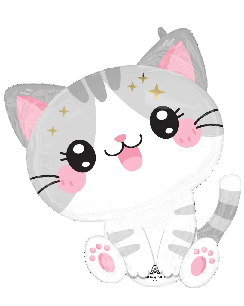 Kawaii Kitty Foil Balloons