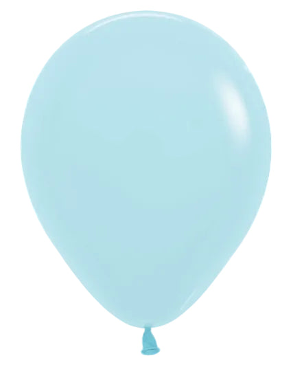 Sempertex 11"Latex Pastel Matte Blue 100CT Balloons
