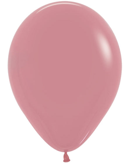 Sempertex 5"Latex Deluxe Rosewood  100CT Balloons