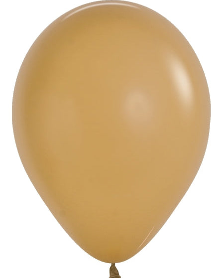Gold balloon on a white background