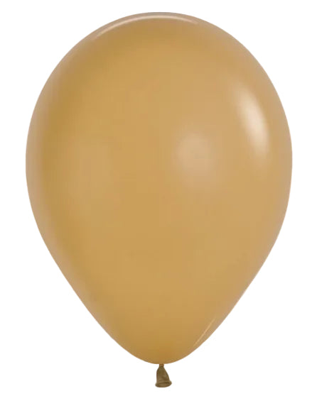 Gold balloon on a white background
