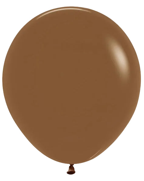 Sempertex 18" Latex Deluxe Coffee 25CT Balloons