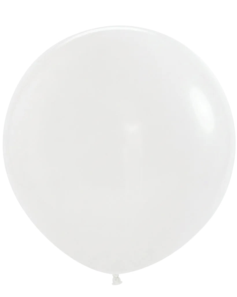Sempertex 24"Latex Fashion White  3CT Balloons
