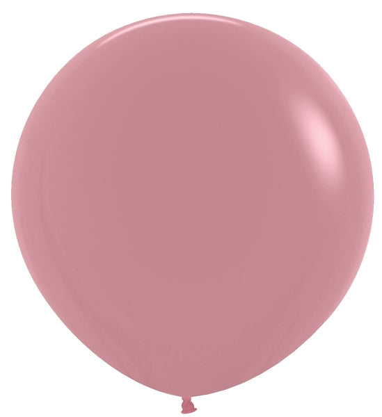 24" Sempertex Latex Deluxe Rosewood  3 Pack Balloons